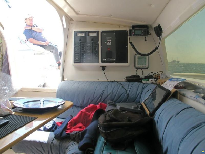 Corsair 36 folding trimaran