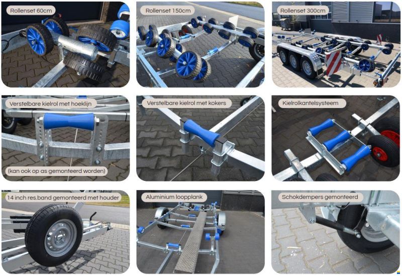 Vlemmix ZA TRAILER 3500 KG 3 X AS 1500 KG