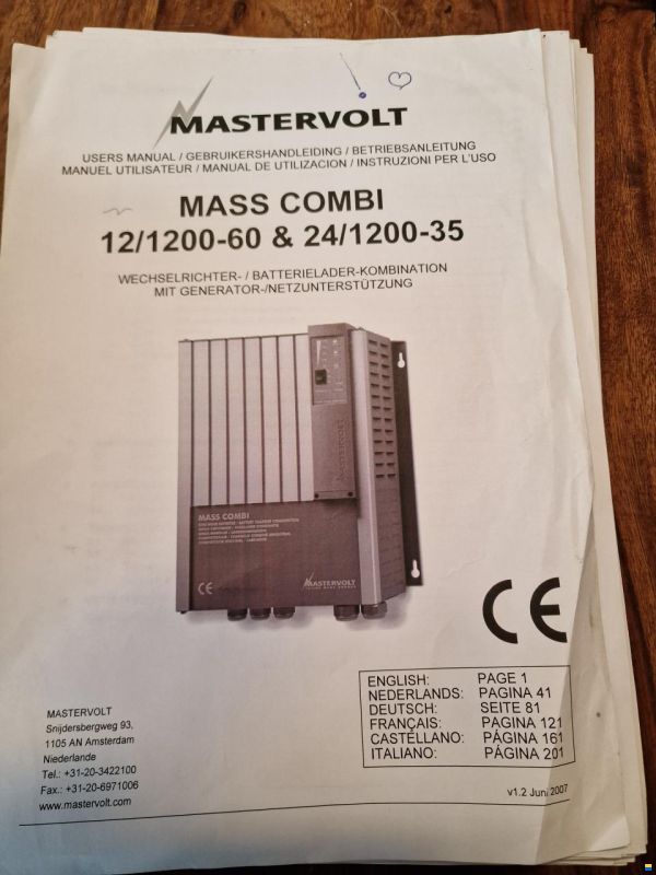 Mastervolt Mass Combi 12/1200-60
