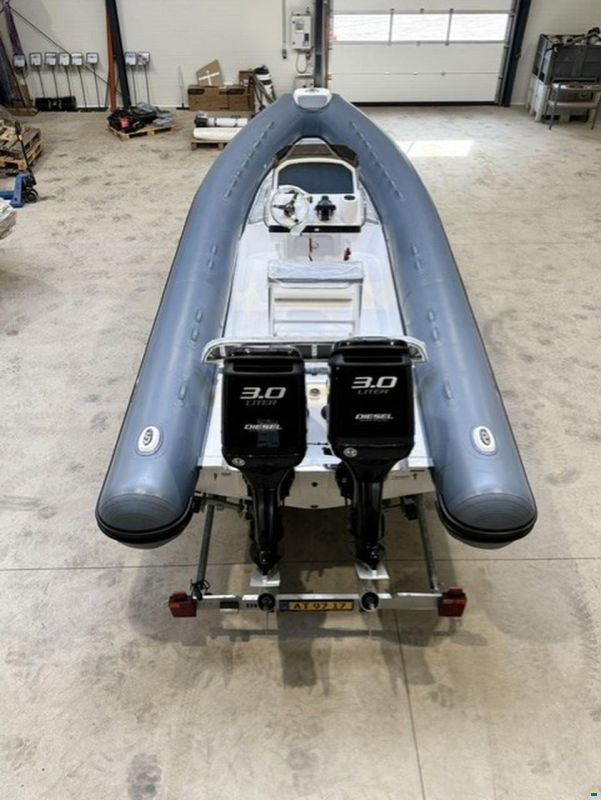 AB RIB Oceanus VST 24 - Military Grey Hy