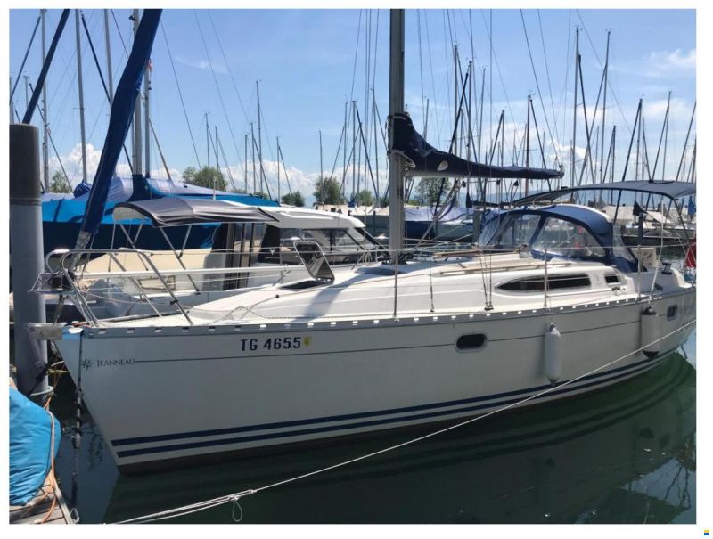 Liegeplatz Arbon mit Segelyacht