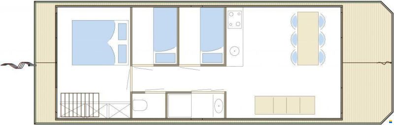 Houseboat Friesland 12.75 X 4.50 (inboar