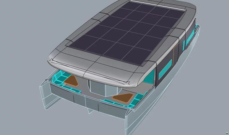 Maison Marine Smart 40 Houseboat