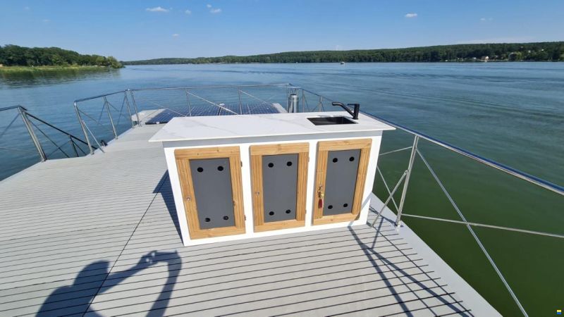 CampiBoat Hausboot Campi 500 15m x 5m