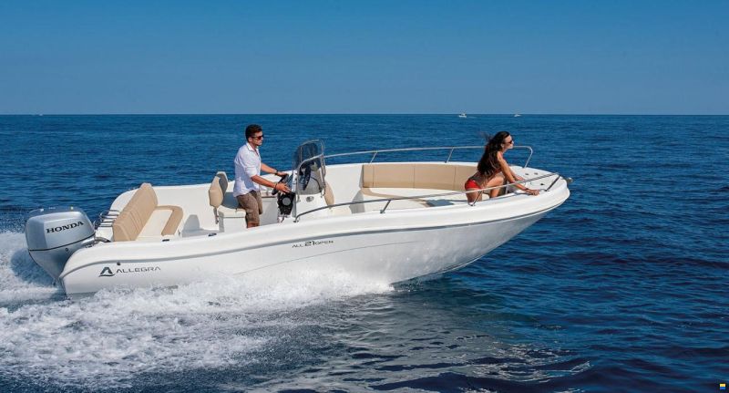 Allegra 21 open + motore Honda BF100