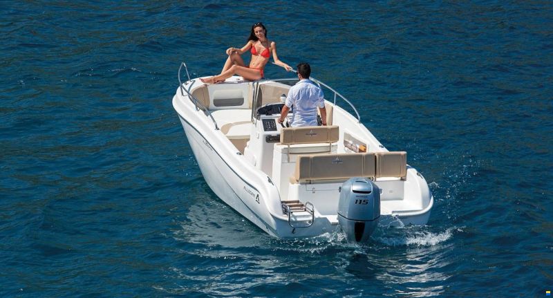 Allegra 21 open + motore Honda BF100