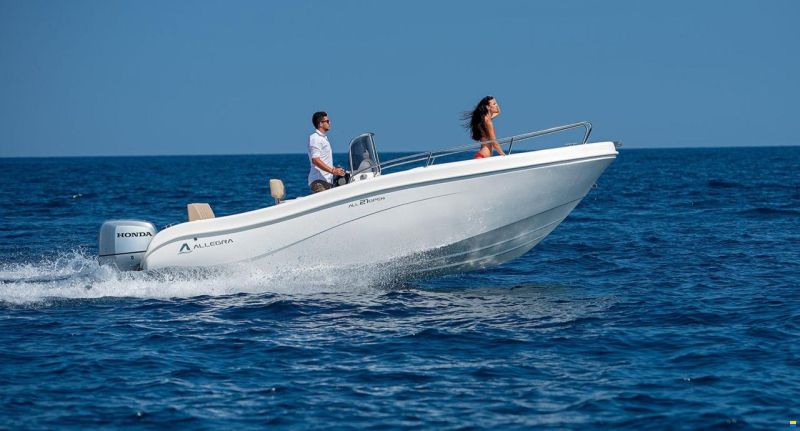 Allegra 21 open + motore Honda BF100