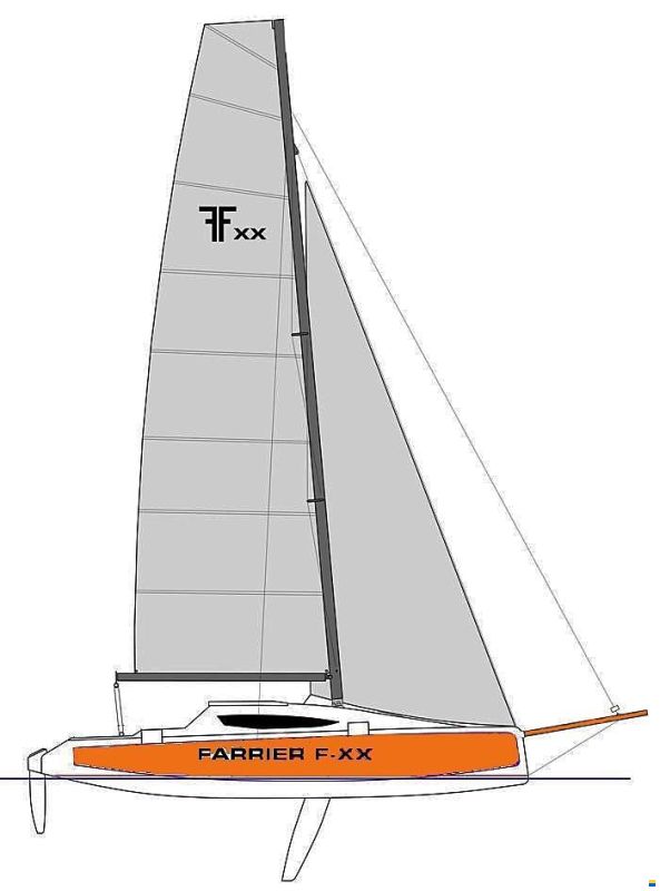 Farrier F32R-S folding trimaran