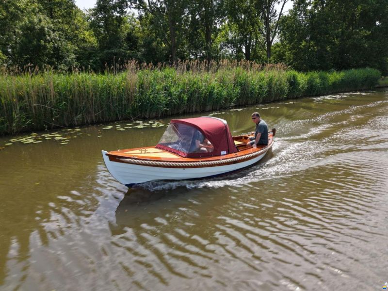 Kapitein Klassieke Mahoniehouten Sloep 6