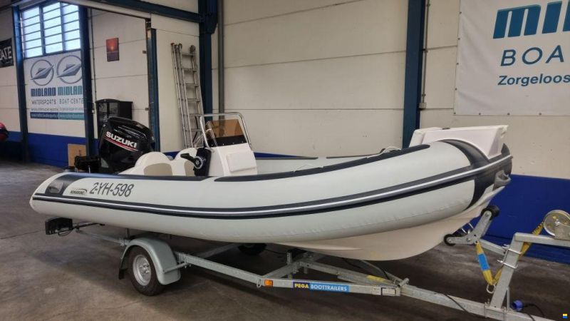 Nimarine MX 450 RIB (2021) met Suzuki DF40A en tr