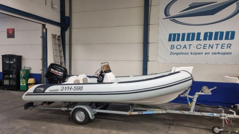 Nimarine MX 450 RIB (2021) met Suzuki DF40A en tr