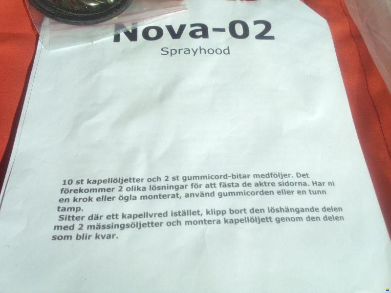 Sprayhood Albin Nova
