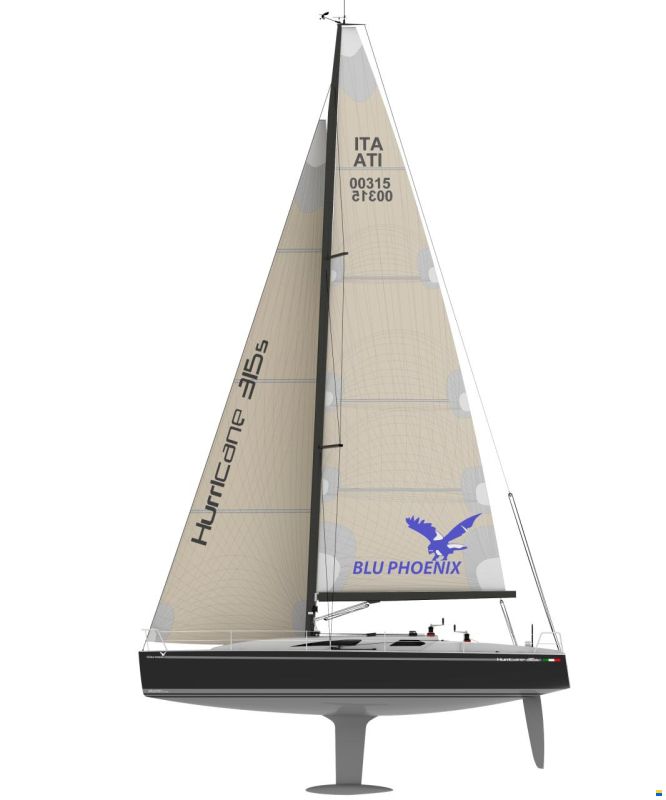 Blu Phoenix Barca a vela Hurricane 315 Sport NUOVA