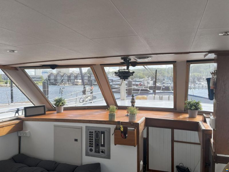 OneOff 45' danskbygget stål motorbåd-197