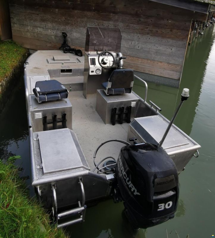 Aluminium Angelboot Bassboat 5 Meter