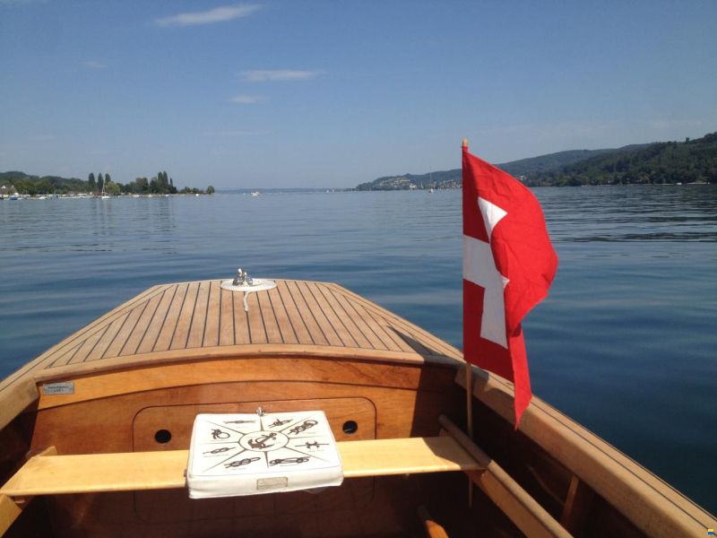 Holzboot in Weidlingsform-Matter Bootbau