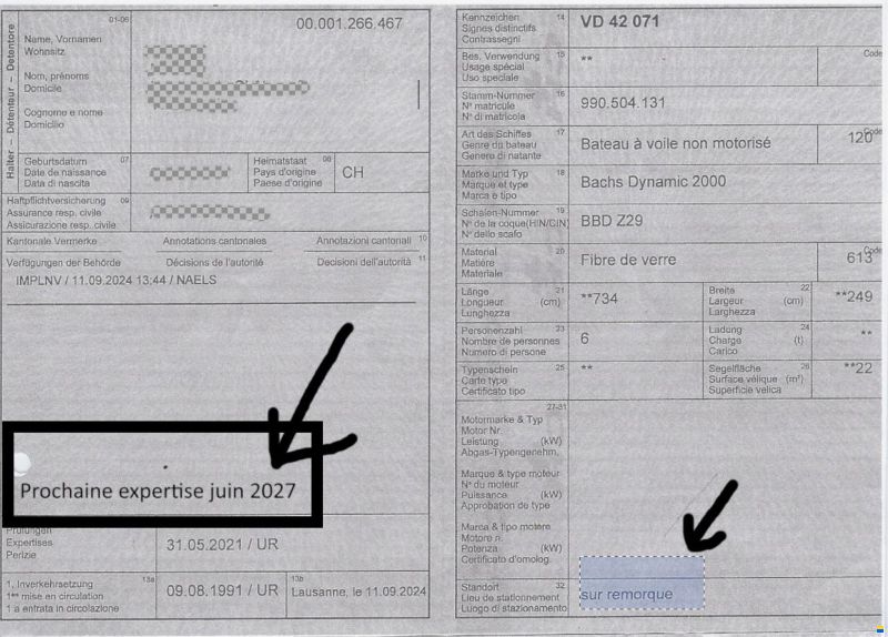 AB Abo Batwarf Dynamic2000 avec amarrage VD