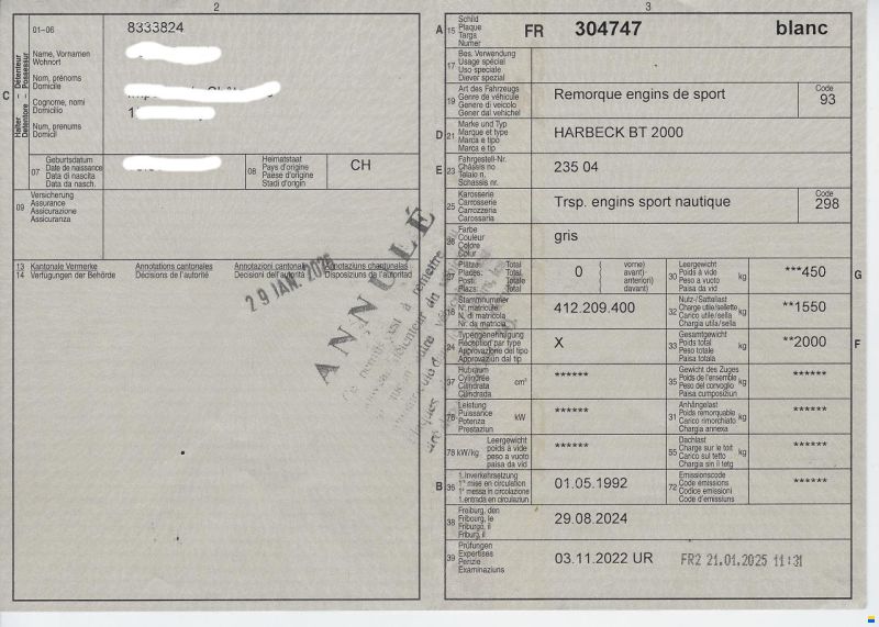 AB Abo Batwarf Dynamic2000 avec amarrage VD