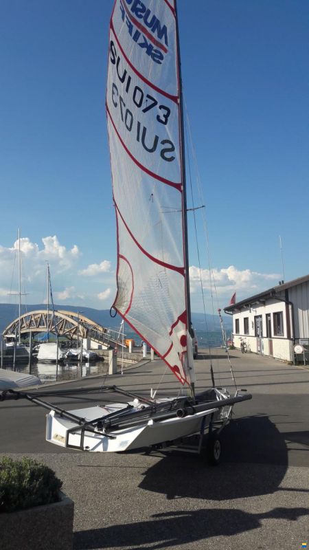 Ovington Boats Musto Performance Skiff (SUI 073)