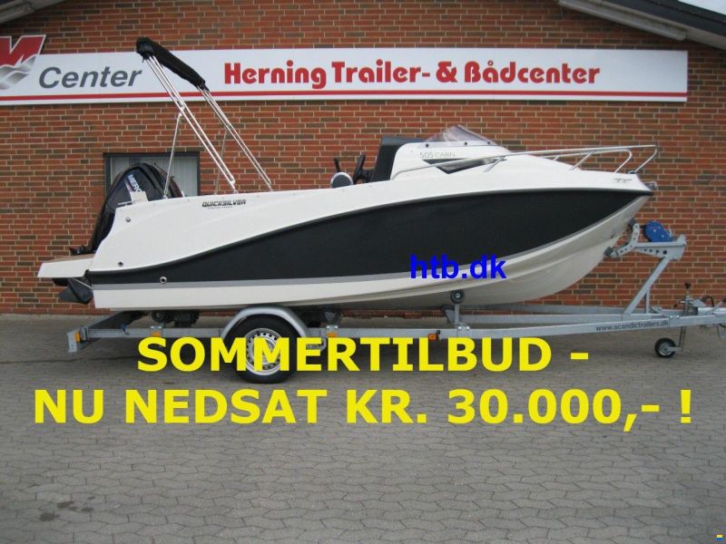Quicksilver Activ 505 Cabin m/Mercury F80 hk og Scan