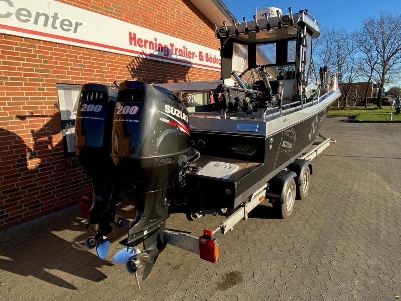 Profisher Cutter 223 WA m/2 stk. Suzuki DF200 hk o