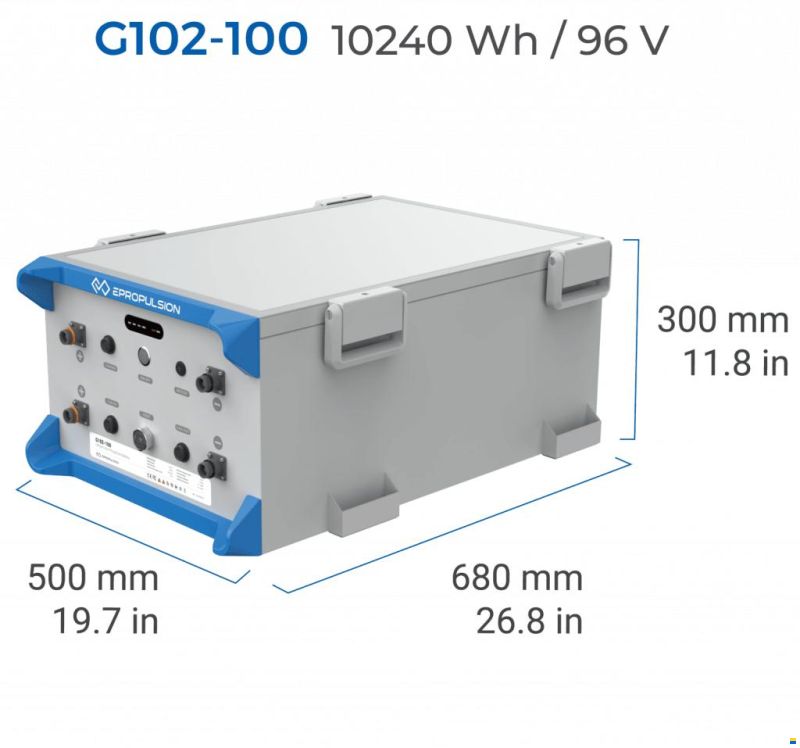 epropulsion G102-100 Batterie 96 V, 10240 Wh