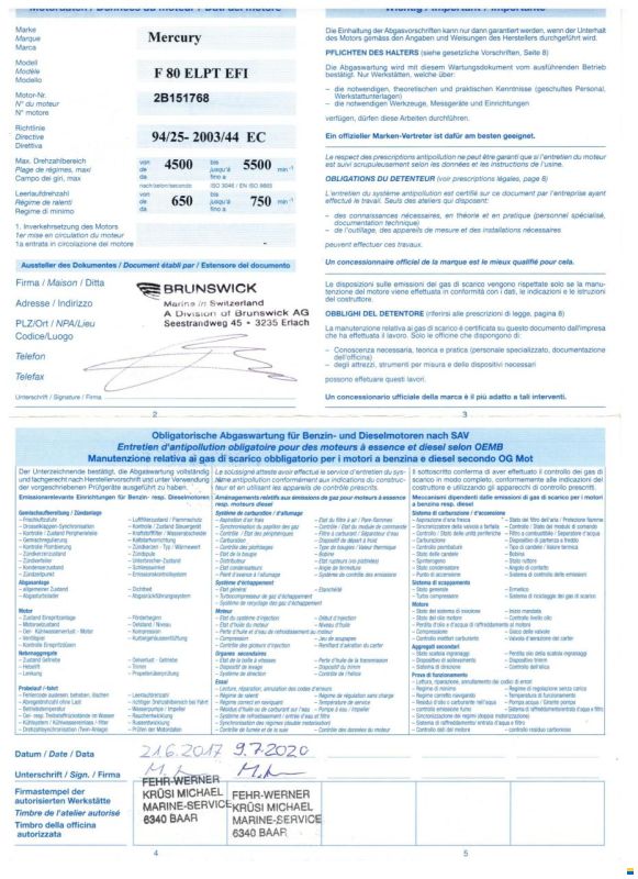 Mercury F 80 ELPT EFI