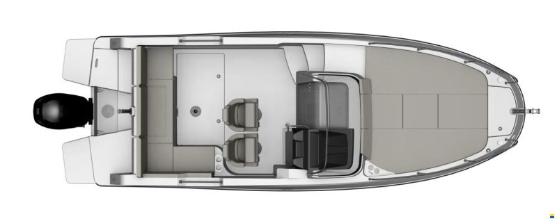 Quicksilver Activ 755 Sundeck und Trailer