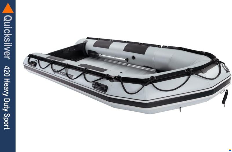 Quicksilver Inflatables 420 Heavy Duty Sport PVC AluBoden