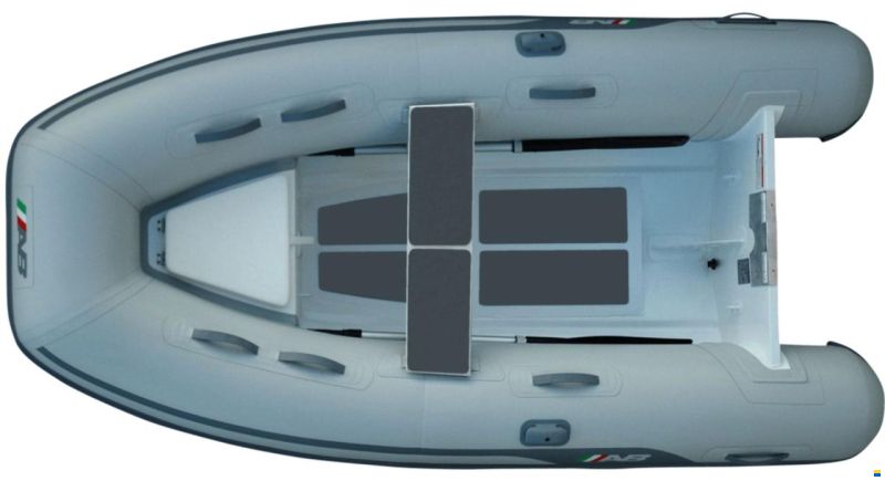 AB RIB Lammina 9 AL - Light Grey Hypalon