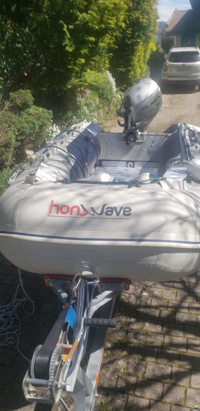 Honda Honwave T30 y compris remorque et accessoires