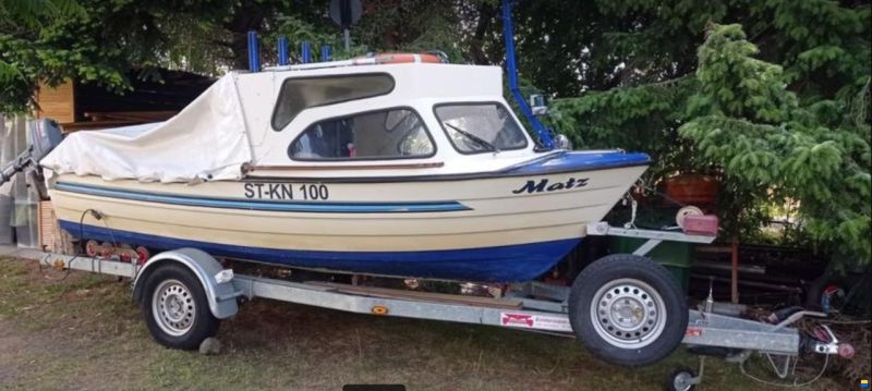 Northman Motorboot mit Bootsanhänger
