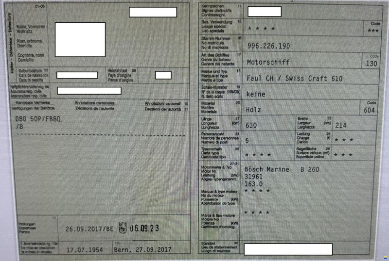 Faul Swiss Craft 610