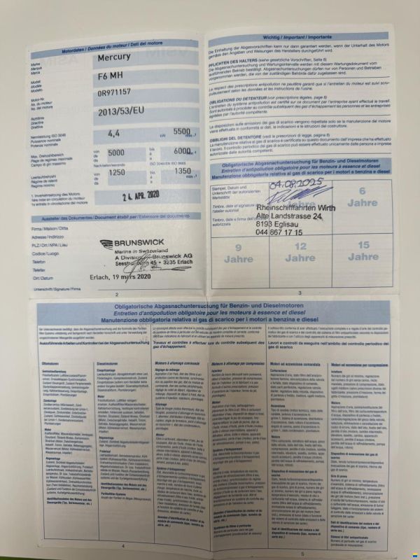 Mercury 4-Takter 6PS