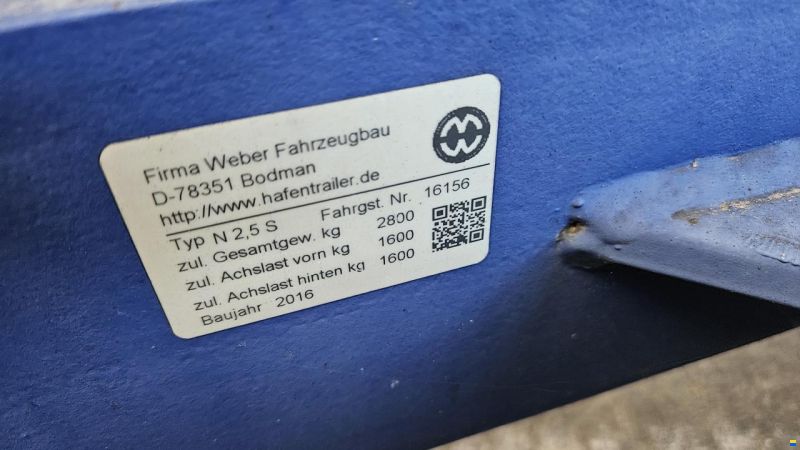 Weber 2,5 tonnes