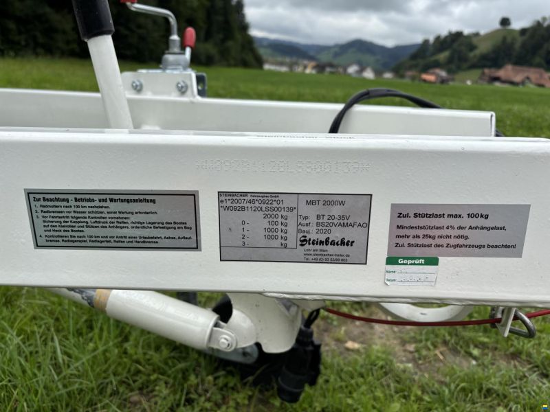 Steinbacher Fahrzeugbau Skiboot Trailer MBT 2000 W