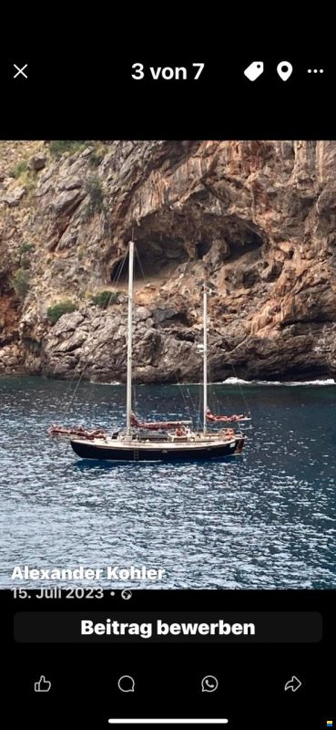 Klassische Blauwasseryacht