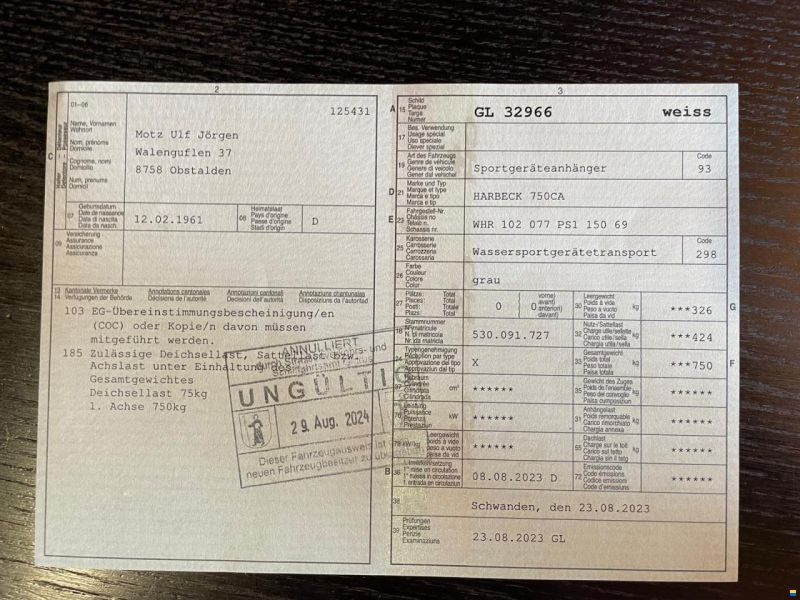 Harbeck Katamaran Trailer