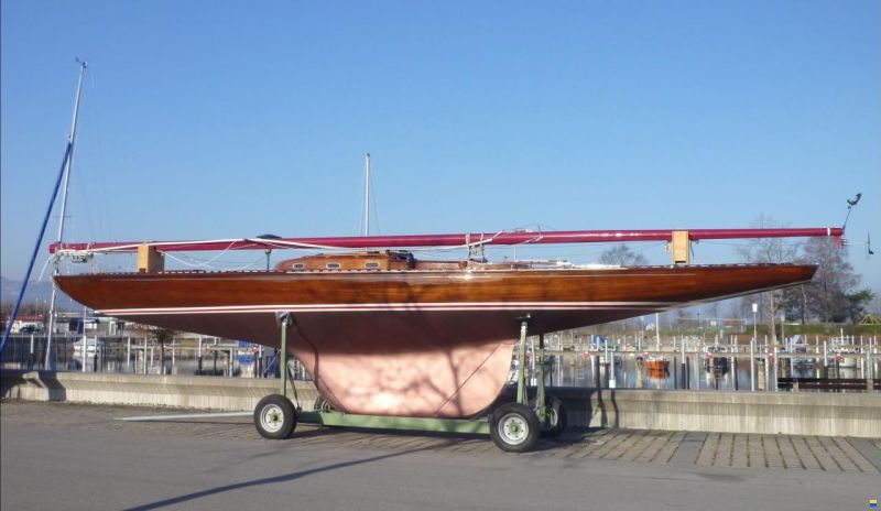 30qm-Schärenkreuzer in Voll-Mahagoni