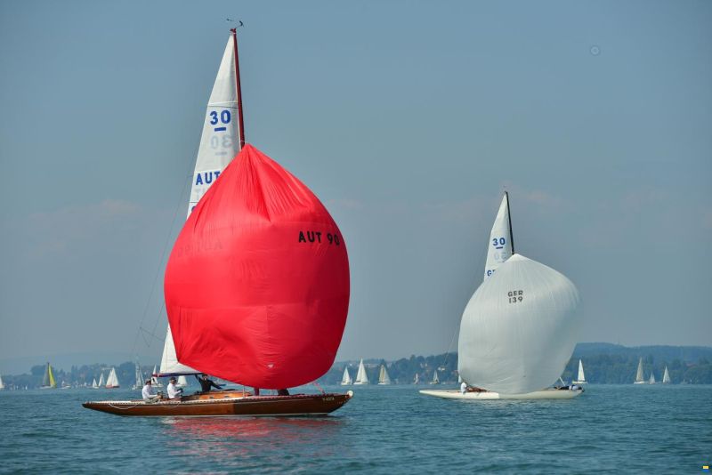 30qm-Schärenkreuzer in Voll-Mahagoni