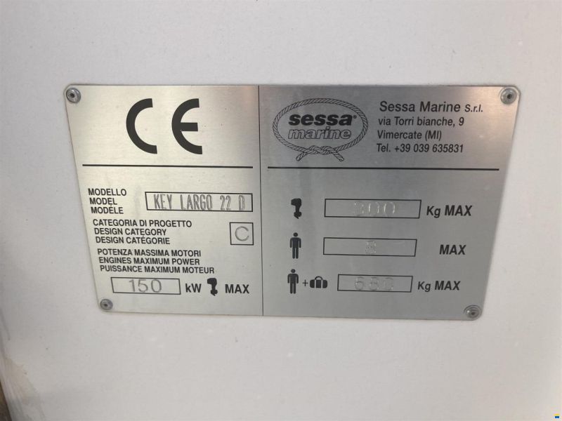 Sessa Key Largo 22'