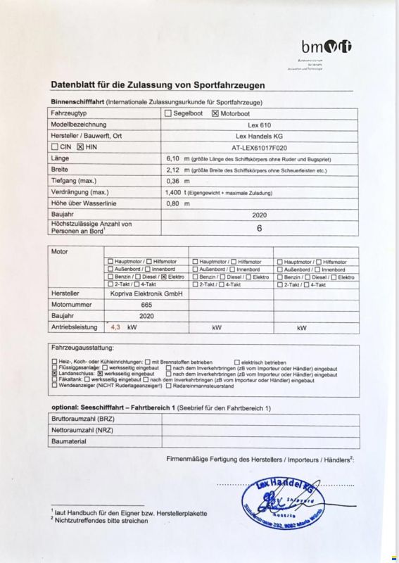 Lex Boats eLex610