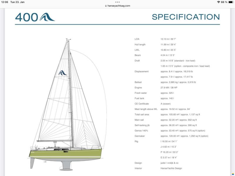 Hanse 400