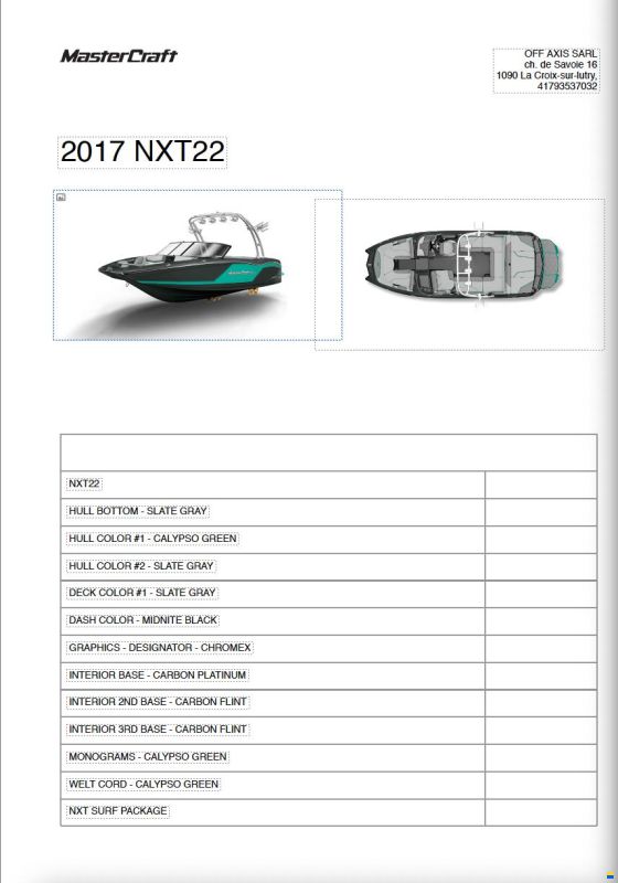 MasterCraft NXT22