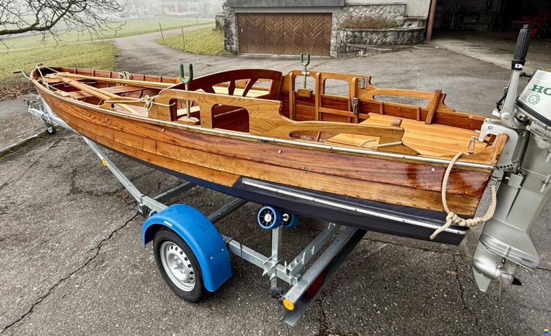 Nussbaumer Klinker Fischer- Ruderboot 1967