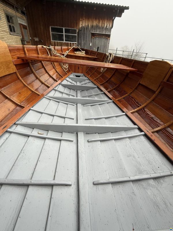 Nussbaumer Klinker Fischer- Ruderboot 1967