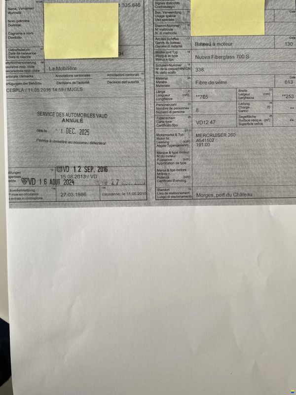 Nuova Fiberglass 700S