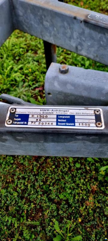 HWR Anhängerbau Trailer HWR M 1300