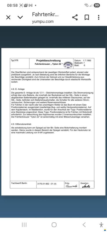 Yachtwerft Berlin Ypton 22
