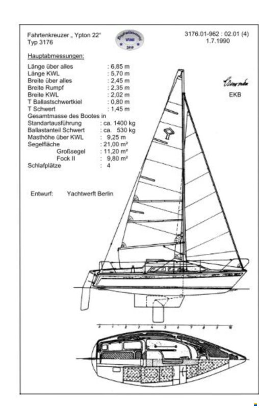 Yachtwerft Berlin Ypton 22